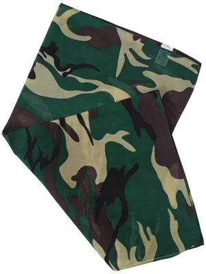 Produktbild von Bandana 100% Baumwolle 54x54 cm – Halstuch, Kopftuch, hitze- und schweißresistent