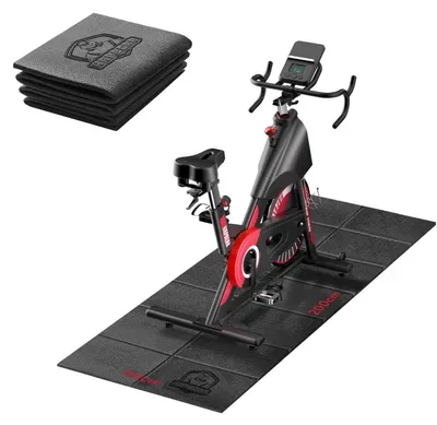Obrázek produktu pro Ochranná podložka pod fitness vybavení, skládací, rozměry 173x61 cm / 200x90 cm, tloušťka 5 mm, materiál PVC