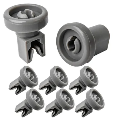 Obrázok produktu pre Kôlky na umývačky riadu, 8 kusov, priemer 25 x 8 mm, univerzálne, vhodné pre väčšinu umývačiek riadu