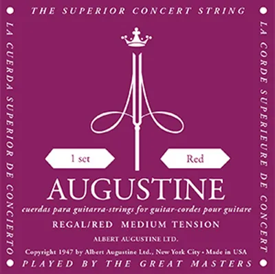 Produktbild von Augustine Regal red - Satz, medium tension