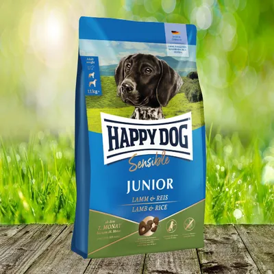 Produktbild von Happy Dog Sensible Junior Lamm & Reis 2 x 10 kg - Optimale Versorgung deines Junghundes