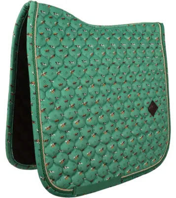 Image de Schabracke Kentucky Horsewear en velours avec motif cheval, pour le dressage