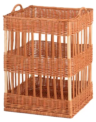 Productafbeelding van Briza mand van wilg voor baguettes en brood, met handgrepen. TheWickerStories