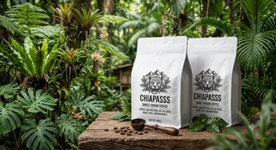 Productafbeelding van 2 x Chiapasss, geroosterde Arabica, 1000 gram