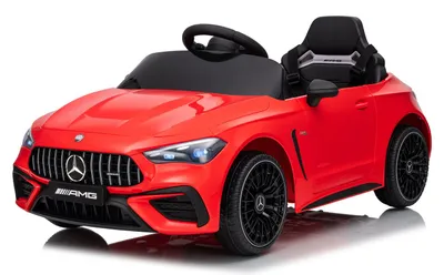Immagine prodotto di Macchina Elettrica per Bambini 12V Licenza Ufficiale Mercedes CLE53 Sedile in Pelle Rosso