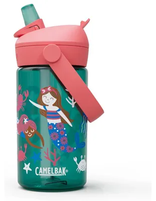 Obrázek produktu pro CamelBak Thrive Flip Straw Kids, 400 ml, Denní používání, Zelená, Růžová, Tritan, Dětský, Chlapec/děvče