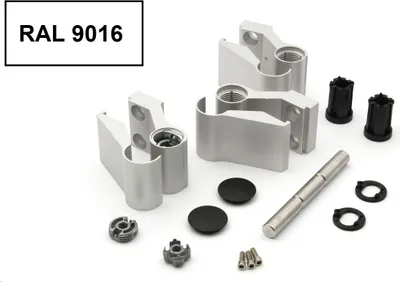 Produktbild von Schüco Aufsatztürband 279568 weiß, 36 mm, nach innen oder außen öffnend