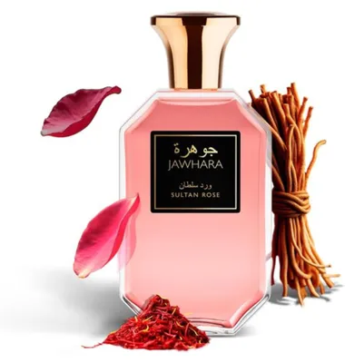 Produktbild von Jawhara Collection Sultan Rose Unisex Eau de Parfum, holzig-blumiger Duft mit be