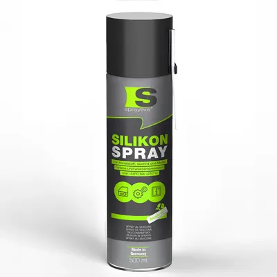 Produktbild von Spraytive 1x 500ml Silikonspray - Farbloses Schmier- & Gleitspray für Auto & Haushalt