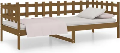 Produktbild von vidaXL Tagesbett Honigbraun 90x200 cm Massivholz Kiefer