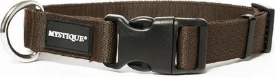 Produktbild von Mystique® Nylon Halsband Profi 25mm braun 55-65cm