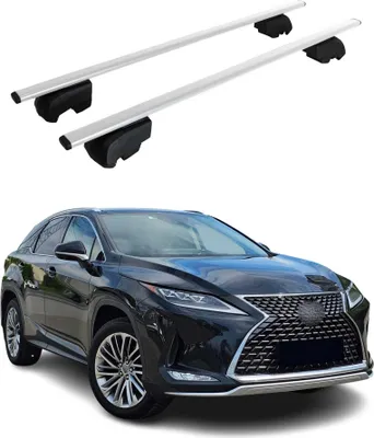 Zdjęcie produktu dla Bagażnik bazowy do Lexus RX 2015-2025 metalowy srebrny ABE 2x