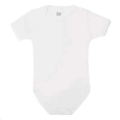 Obrázok produktu pre bavlnené body krátky rukáv New Baby - biele, vel. 98 (2-3 r)