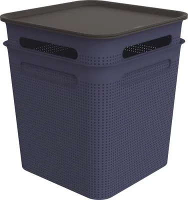 Obrázek produktu pro ROTHO SET 2x 18L BRISEN box s víkem - modrá