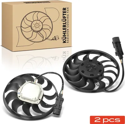 Obrázok produktu pre Frankberg 2x ventilátor chladenia motora pre Audi A8 4E2 A3 Sportback