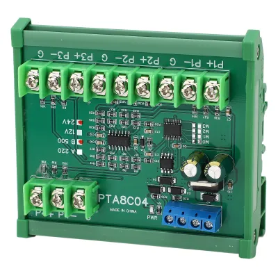 Obrázok produktu pre Modul teplotného senzora Meranie odporu PT100 RTD RS485 s puzdrom na vodiacu lištu B500 (-40 °C až +500 °C) DC24V