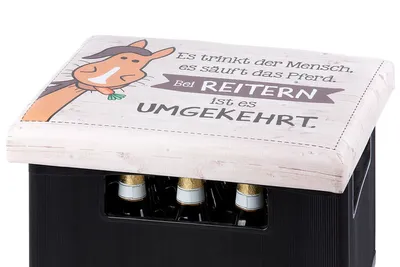 Produktbild von Kunststoff Sitzpolster Bei Reitern für Bier und Getränkekasten universell