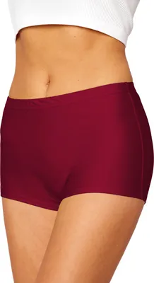 Produktbild von Merry Style Damen Badeshorts Bikinihose Bademode Badehose Bikini Unterteil Schwimmshorts L23L1 (Weinrot (4242), 46)