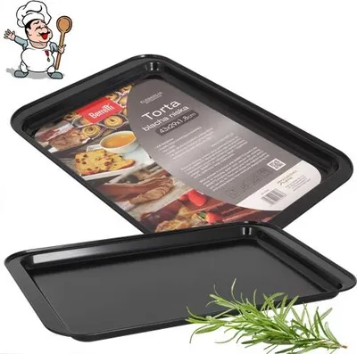 Produktbild von Backblech für Fleischlasagnekuchen 43x29x1,8cm BERRETTI FORM