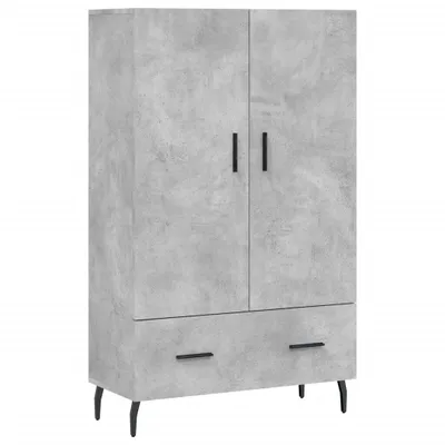 Produktbild von Highboard Betongrau 69,5x31x115 cm Holzwerkstoff