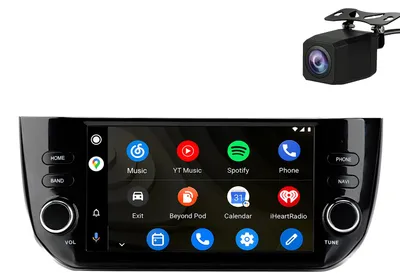 Immagine prodotto di Autoradio Android da 7'' con 64 GB per Fiat Punto evo 2012-2015con CarPlay, navigazione Android Auto e Bluetooth