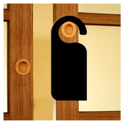 Produktbild von 6 Stück Holz Türschilder Doppelseitige Kreidetafeln für den Eingangsbereich