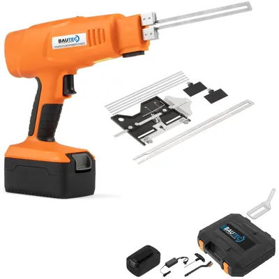 Produktbild von BAUTEC Styroporschneider Akku STYROCUTTER 200W » Set 6 » Kofferset inkl. 2 Akkus » Hartschaumschneider » Handgerät