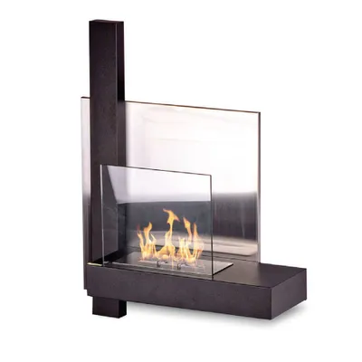 Obrázok produktu pre DIVINA FIRE DF42459, Nástenný krb, Otvorený,etanol, Čierna, Vnútorný, 4,5 - 5 h