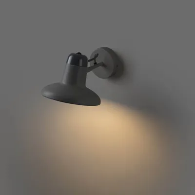Zdjęcie produktu dla Lampa ścienna SNAP wewnątrz ciemnoszara 57403