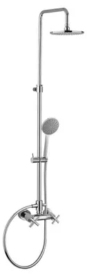Imagen del producto de Columna de ducha Kronenbach Zeta 2.0 con cabezal de ducha de Ø 22,5 cm