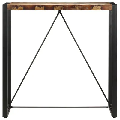 Produktbild von vidaXL Bartisch 110 x 60 x 110 cm Recyceltes Massivholz