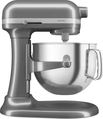 Image de KitchenAid 5KSM70SHXEMS, Mixeur sur socle, Argent, Battre, pétrir, mélanger, 1,1 m, 6,6 l, Échelle
