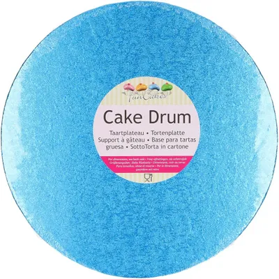 Produktbild von FunCakes Cake-Drum Rund Ø25 cm -Blau-
