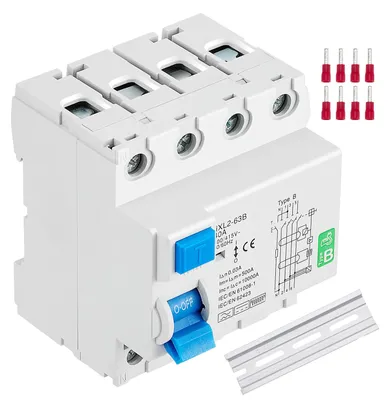 Produktbild von Fehlerstromschutzschalter - Typ B - 40 A - 30 mA - 4-polig - Allstromsensitiv - Weiß