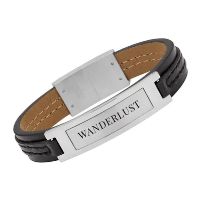 Produktbild von Kunstlederarmband schwarz Unique