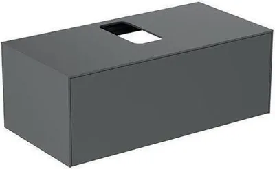 Produktbild von Waschtischplatte CONCA o Ausschnitt 1002x505mm anthrazit matt anthrazit matt