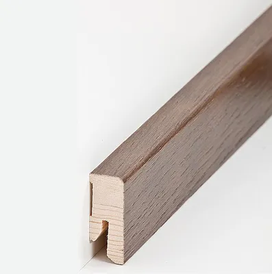 Produktbild von Sockelleiste Fußleiste 16 x 40 Echtholzfurnier Räuchereiche