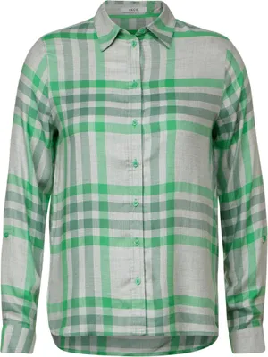 Produktbild von Cecil Viskose Karobluse, real grey melange