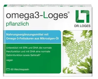 Obrázek produktu pro Omega3-Loges rostlinné kapsle 60 kapslí