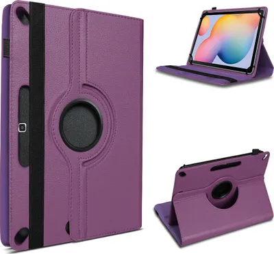 Produktbild von Tablet Hülle für Samsung Galaxy Tab A7 Tasche Schutzhülle Case Cover 360 DrehbarFarben:Lila