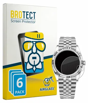 Produktbild von 6x BROTECT Schutzglas für Rolex Datejust 36 Schutzfolie Panzer Folie Glas Display Schutz klar