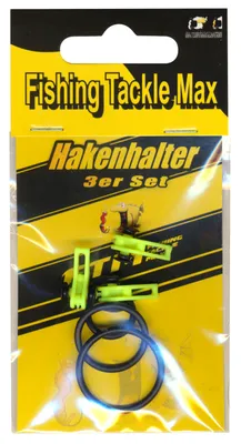 Produktbild von FTM Hakenhalter 3er Set - Halterung für Angelhaken