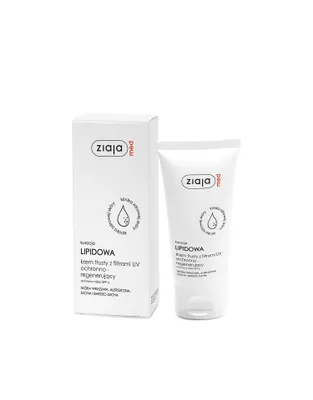 Productafbeelding van Ziaja Med Hydraterende Crème met Lipiden en UV-filters, 50 ml