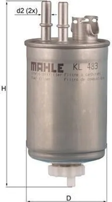 Immagine prodotto di Filtro carburante KNECHT KL 483