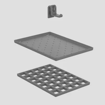 Produktbild von SANIT Ablageset für multiset anthrazit 60.006.00..0099 60006000099