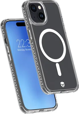 Immagine prodotto di Force Case, custodia AIR rinforzata compatibile con MagSafe per Apple iPhone 15, trasparente