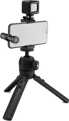 Immagine prodotto di RØDE Vlogger Kit iOS treppiede Telefono cellulare 3 gamba/gambe Nero Venduto come Grado B 0698813007233