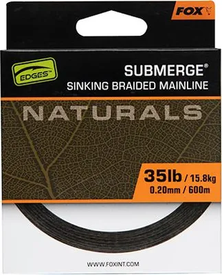 Produktbild von Fox International Edges™ Naturals Submerge 600 M Geflochtene Schnur Golden 0.200 mm Golden 0.200 mm