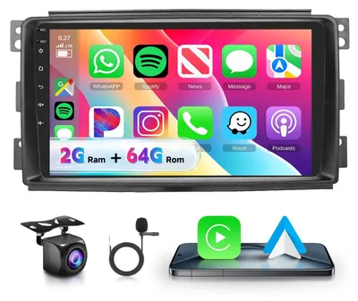 Obrázok produktu pre 8-jadrové autorádio s Androidom 13, 2G+64G, určené pre vozidlá modelového ročníka 2005-2010, s 9-palcovým HD IPS dotykovým displejom
