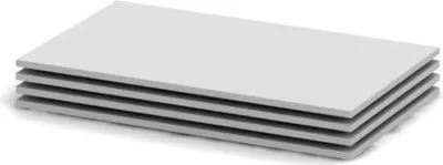 Obrázok produktu pre Kondela Police do skrine (4 ks) Betty 4 BE04-008-00 42,6x48,5 cm - biela